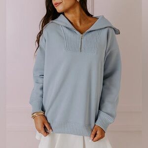Rae Mode Quarter Zip Pullover